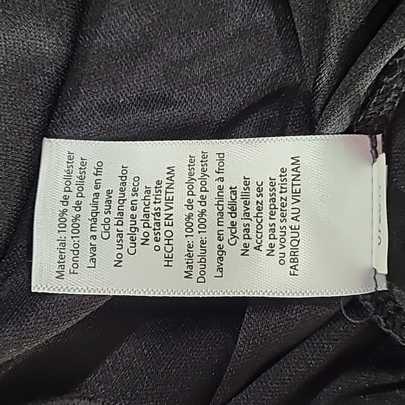 NWT LuLaRoe Lola Skirt size 2XL Floral Print on Black Background - Picture 5 of 6